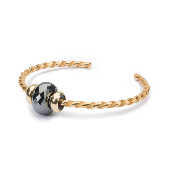 Twisted Gold Plated Bangle - Trollbeads