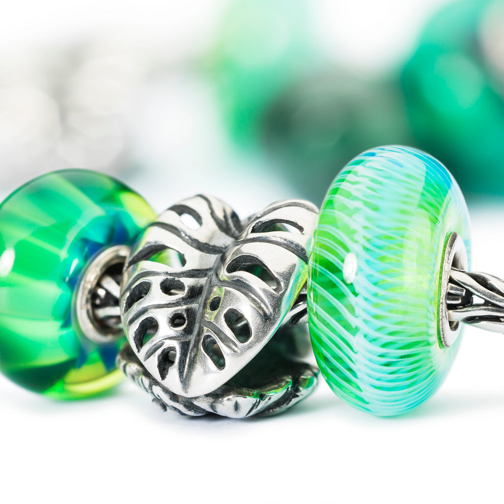 Turquoise Feather Bead - Trollbeads