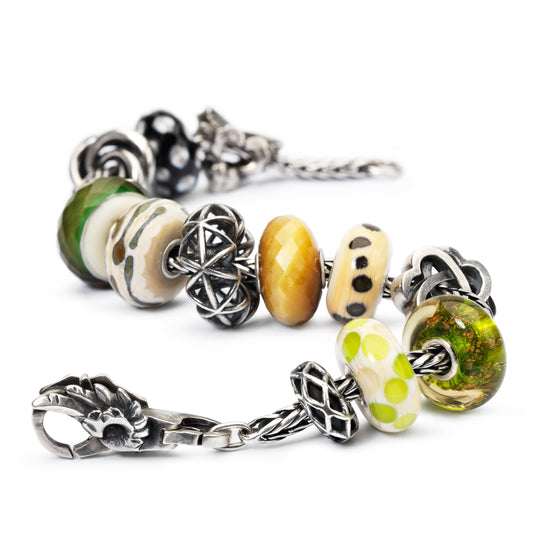 Willow Twigs Bead by Trollbeads. Faceted Beads.