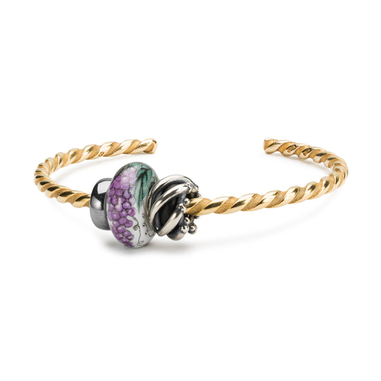 Twisted Gold Plated Bangle - Trollbeads