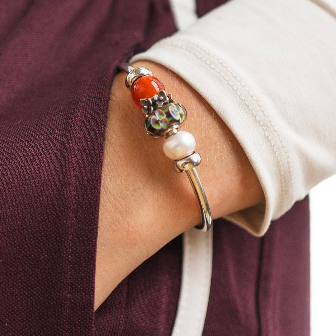 Rainbow Flower Bead