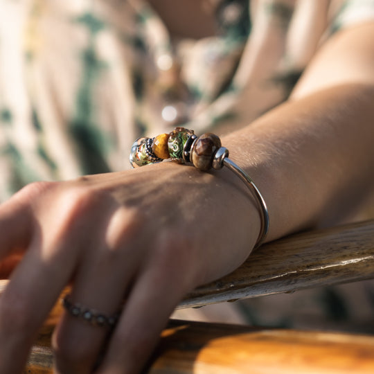 Round Yellow Tiger Eye Facet Bead