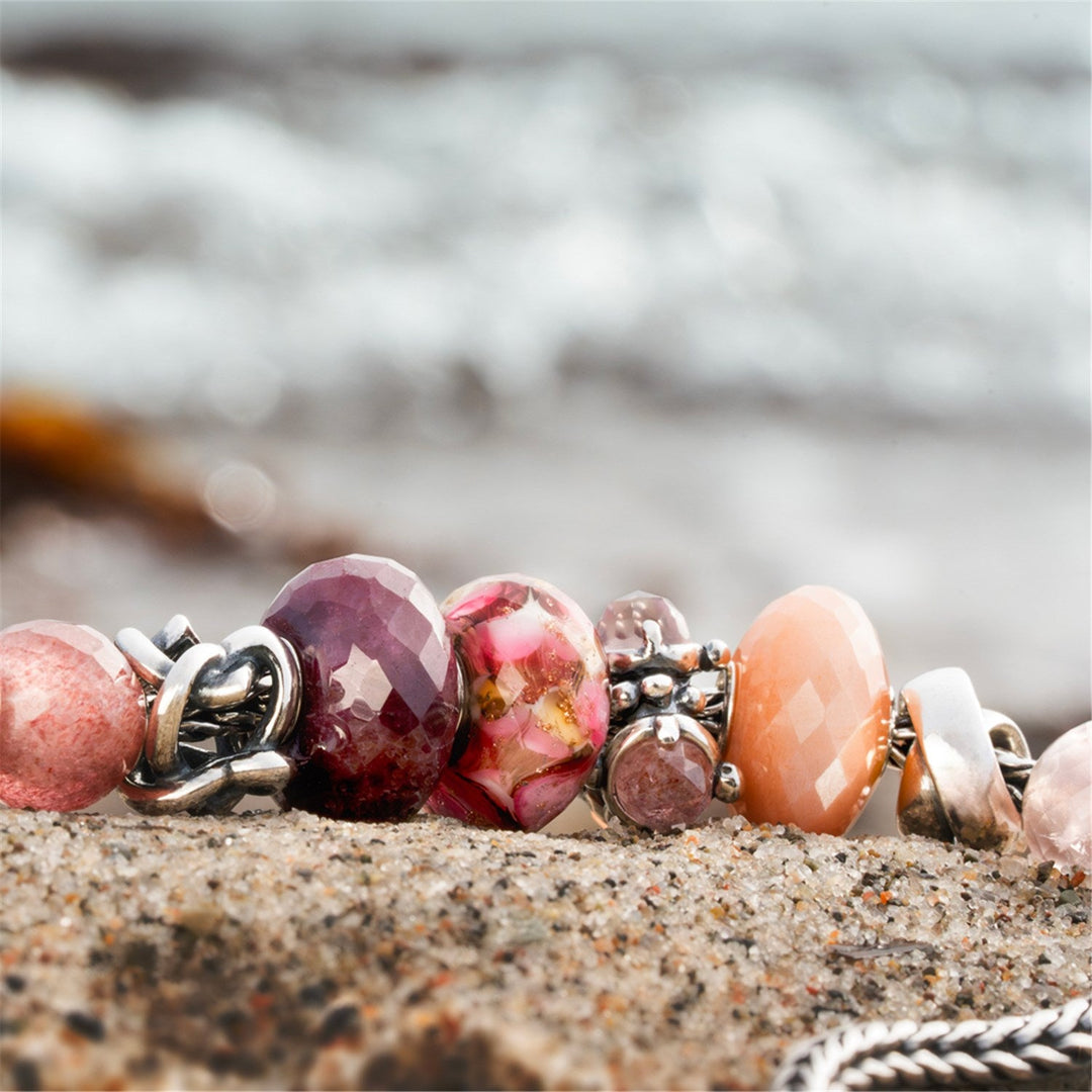 Ruby Friendship Bead by Trollbeads. Faceted Beads.