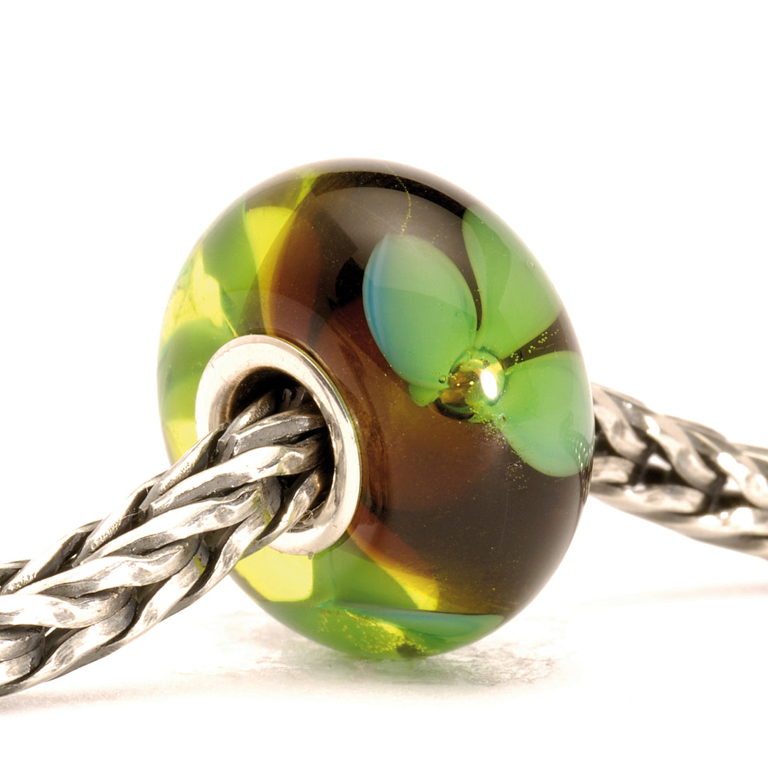 Green Flower Bead