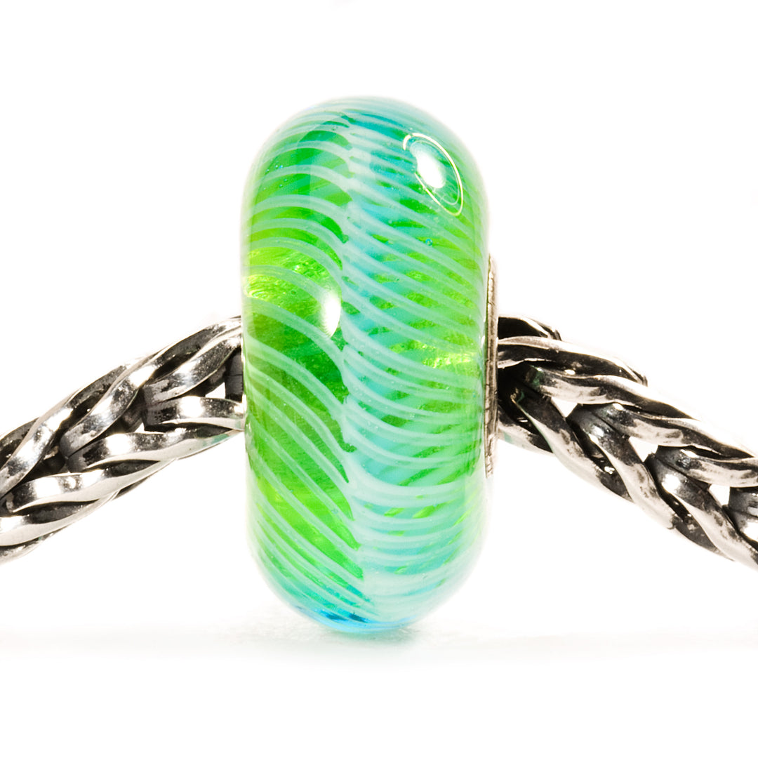 Turquoise Feather Bead - Trollbeads