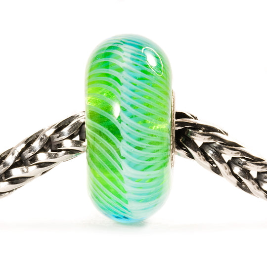 Turquoise Feather Bead - Trollbeads