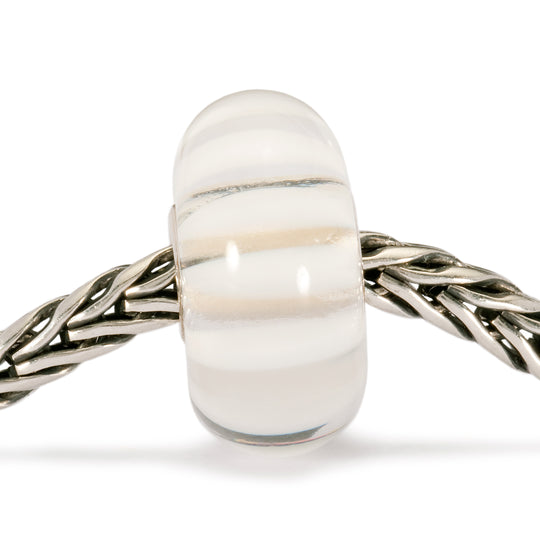 White Stripe Bead