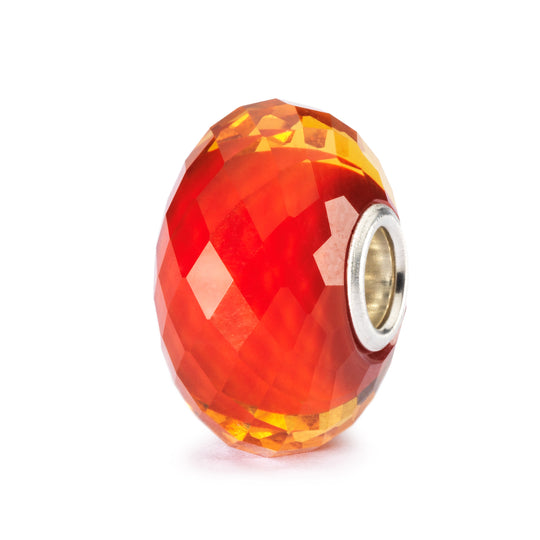 Saffron Facet Bead