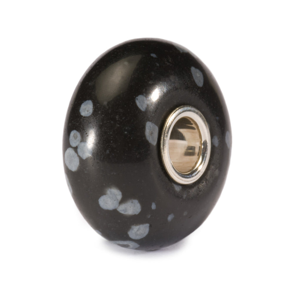 Snowflake Obsidian Bead