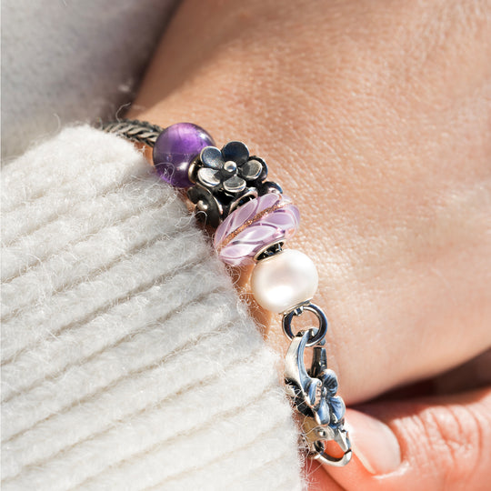 Lavender Love Bead by Trollbeads. Classic Beads.