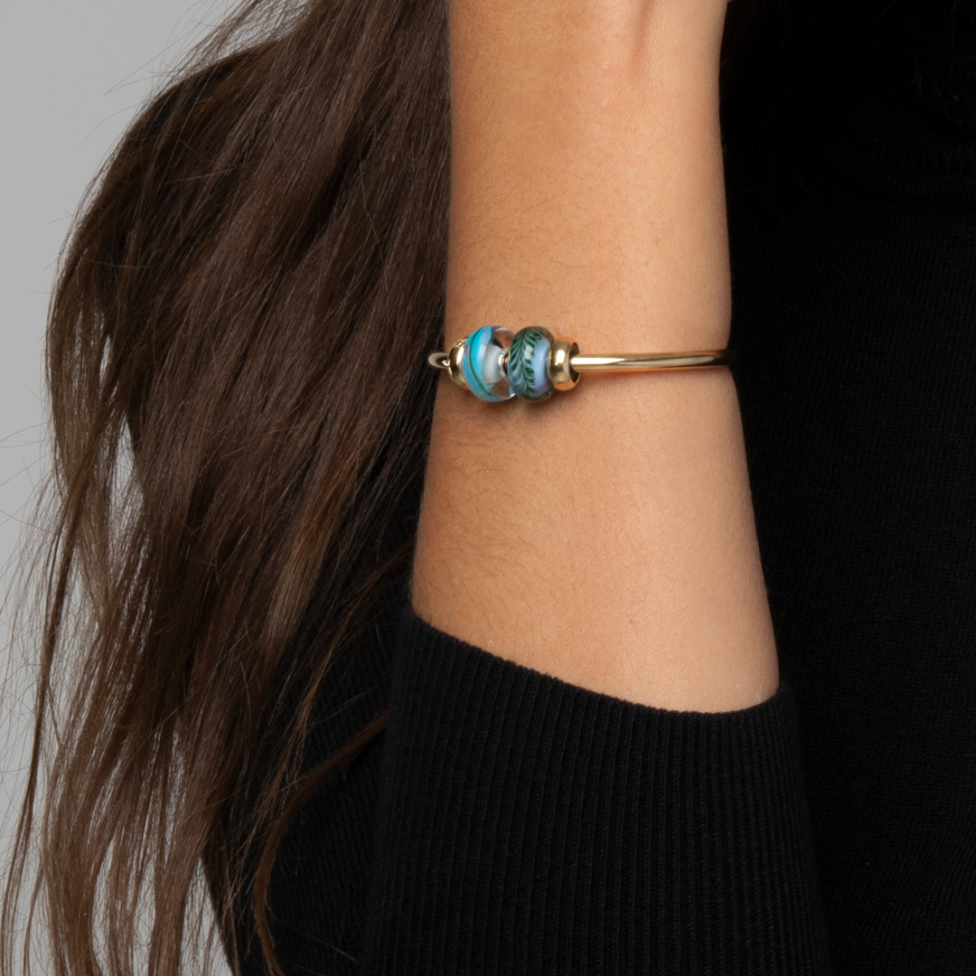 Gold plated Bangle - Trollbeads