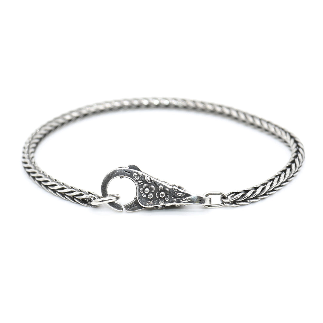 Sterling Silver Bracelet with Lace Clasp - Trollbeads