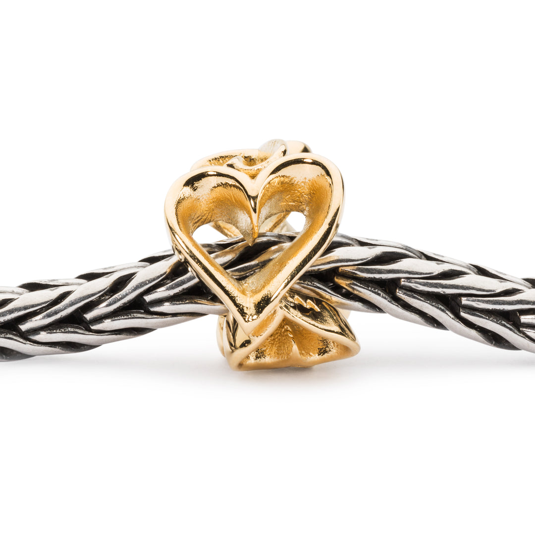 Hearts Galore, Gold by Trollbeads. Classic Beads.