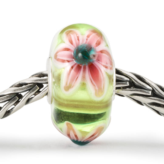 Pink Flower Bead by Trollbeads. Classic Beads.