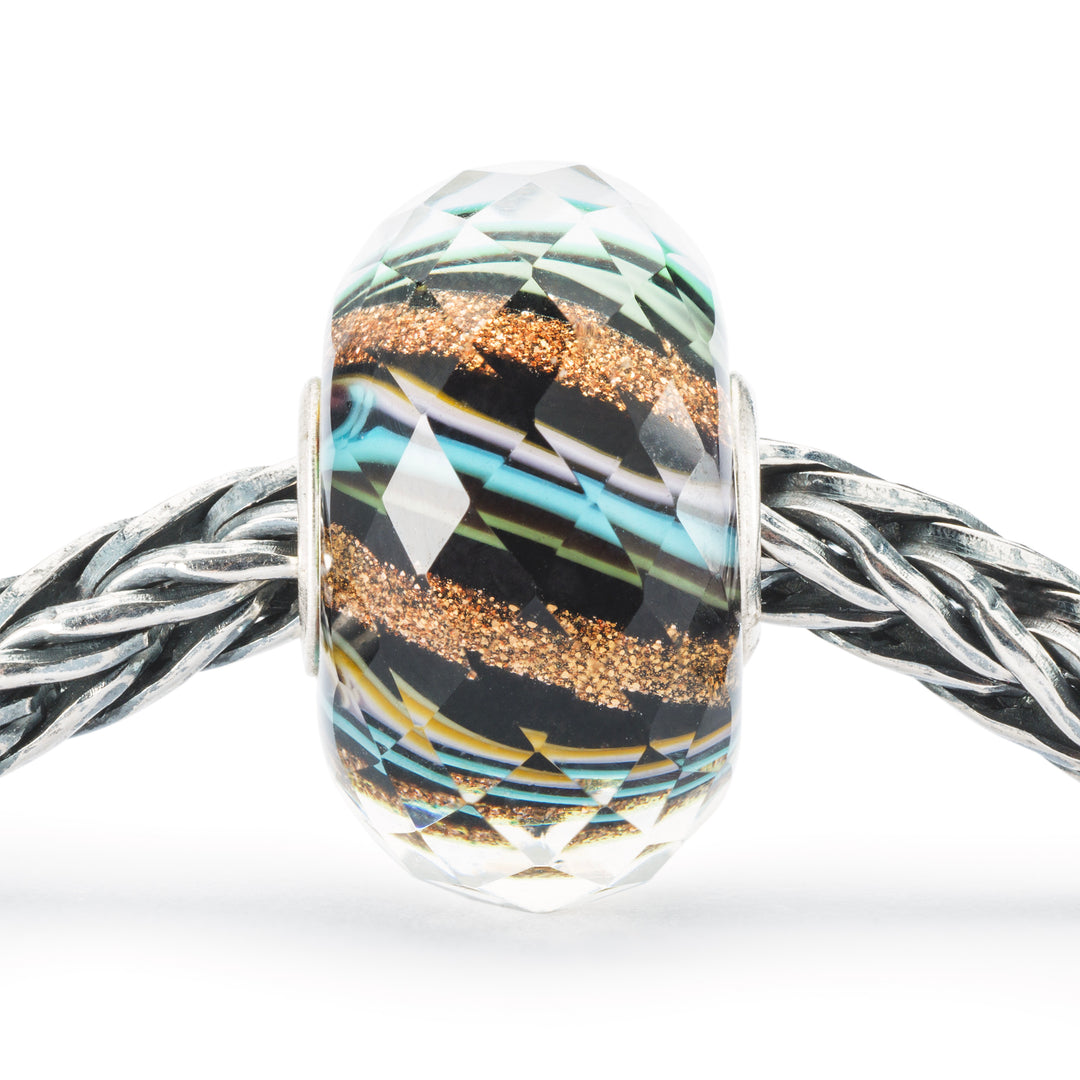 Cosmic Connection Bead by Trollbeads. Faceted Beads.