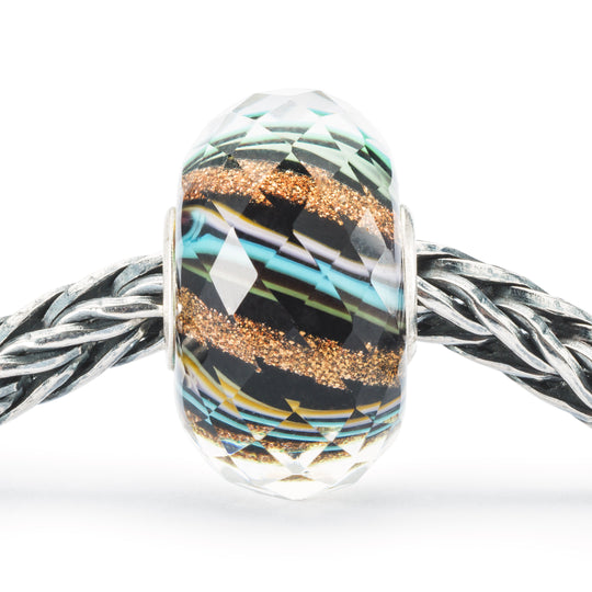 Cosmic Connection Bead by Trollbeads. Faceted Beads.