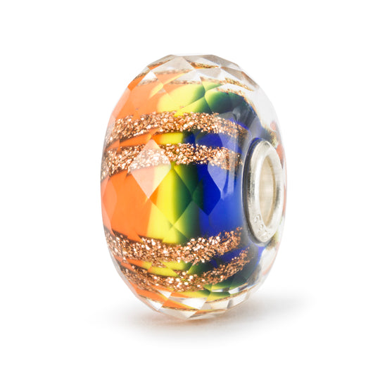 Rainbow Facet Bead by Trollbeads. Faceted Beads.