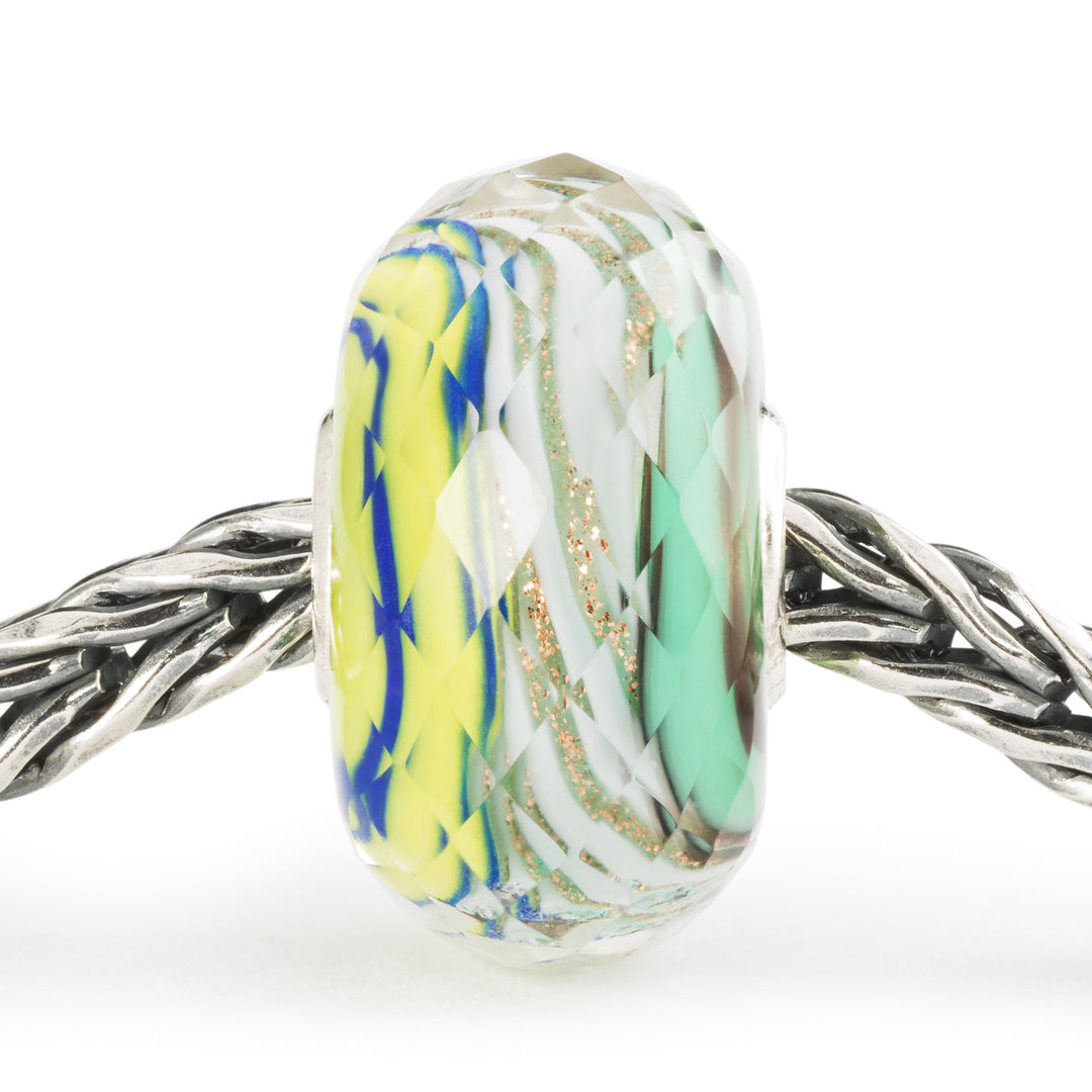 Current of Life Bead by Trollbeads. Faceted Beads.