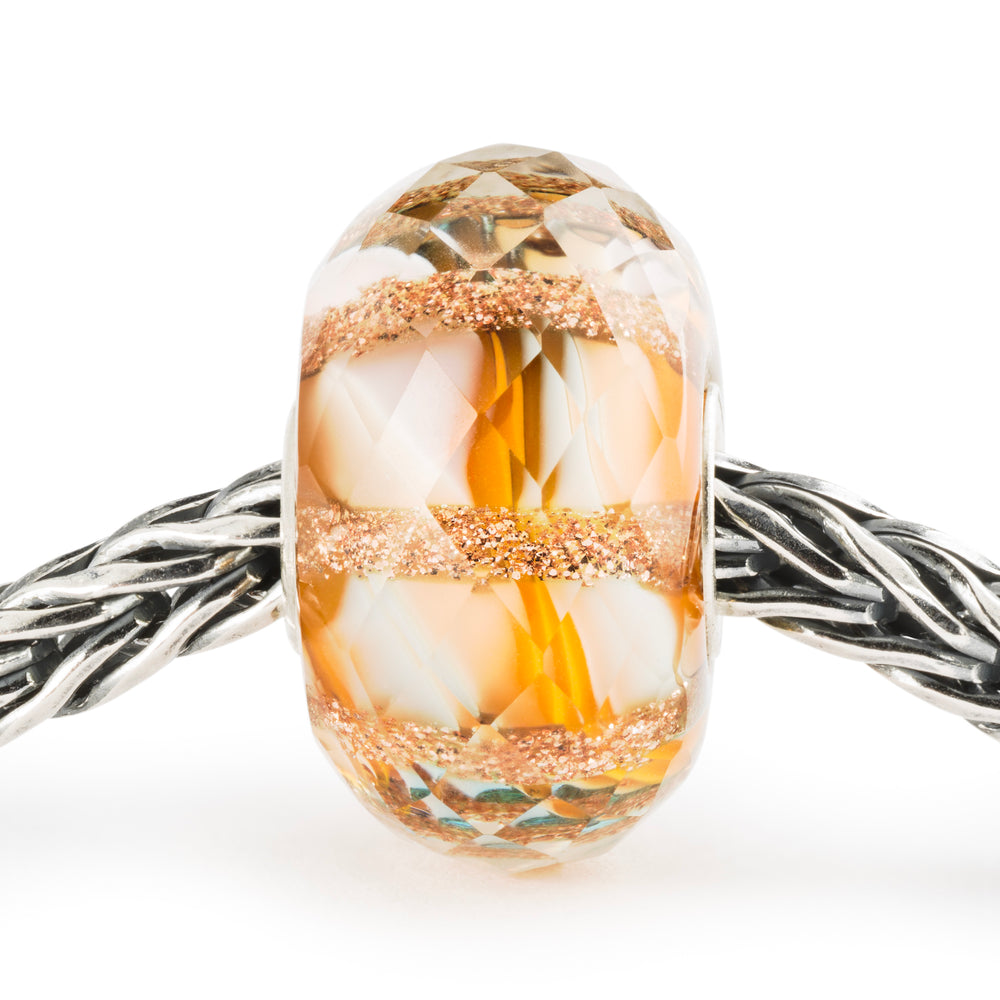 Sunshine Vitality Bead by Trollbeads. Faceted Beads.