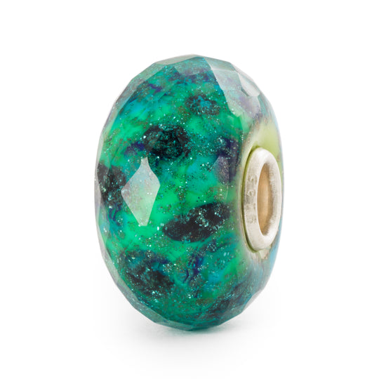 Emerald Moments Bead by Trollbeads. Faceted Beads.