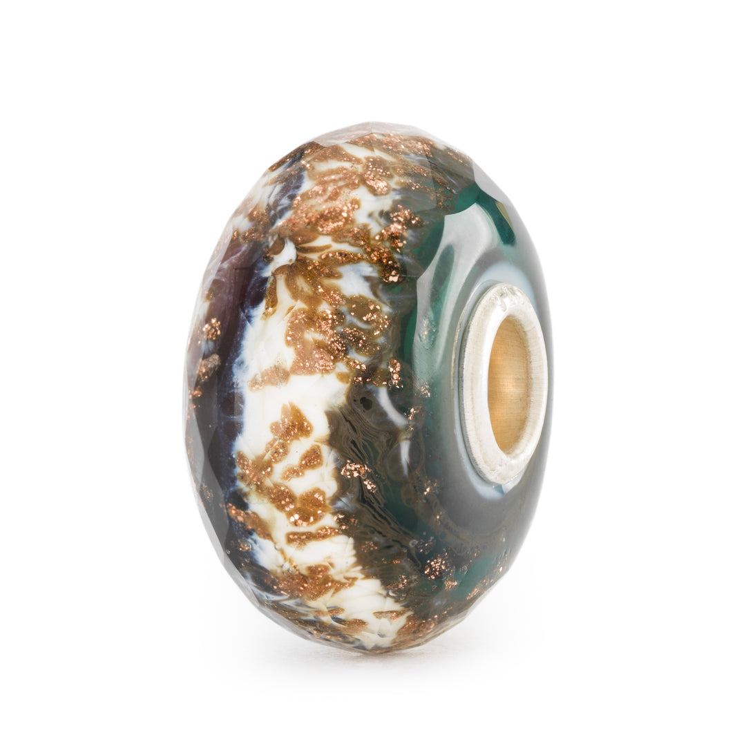 Golden Treasures Bead by Trollbeads. Faceted Beads.