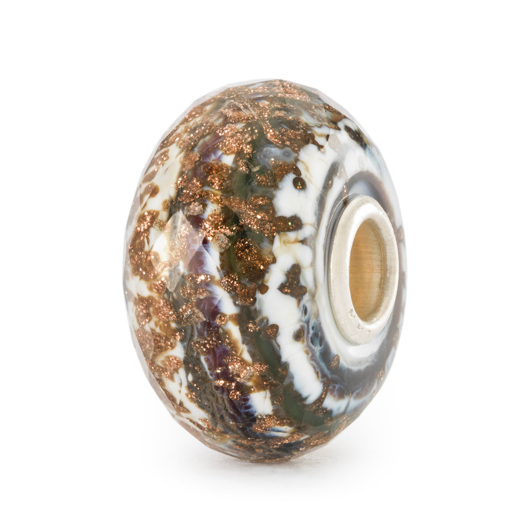 Golden Treasures Bead by Trollbeads. Faceted Beads.