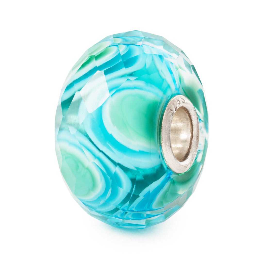 Happy Birthday 2025 Bead by Trollbeads. Faceted Beads.