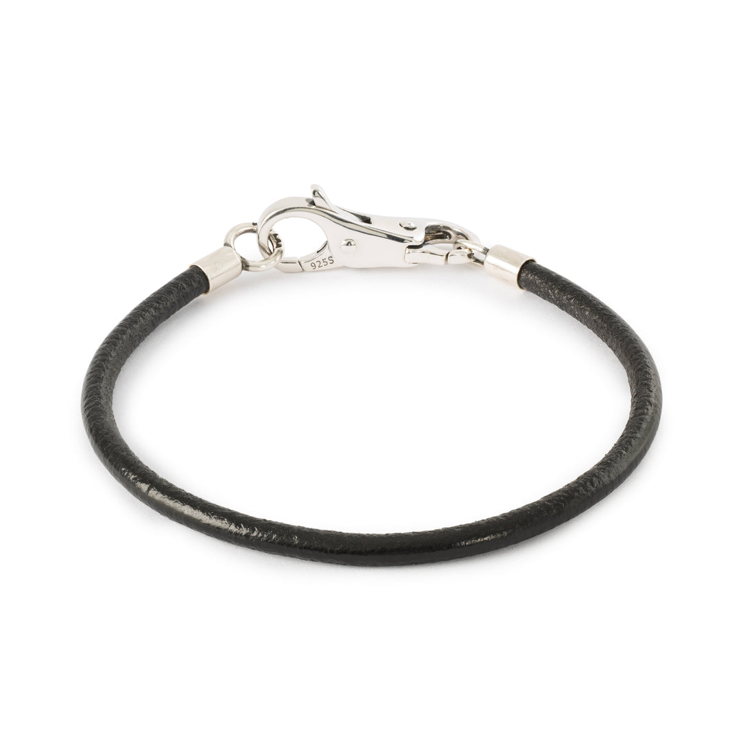 Leather Cord Bracelet Black by Trollbeads. Bracelet.