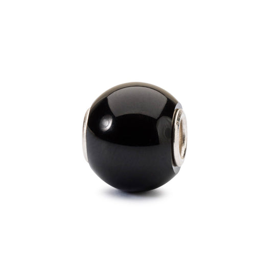 Round Black Onyx by Trollbeads. Classic Beads.