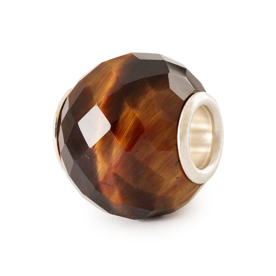 Round Yellow Tiger Eye Facet Bead