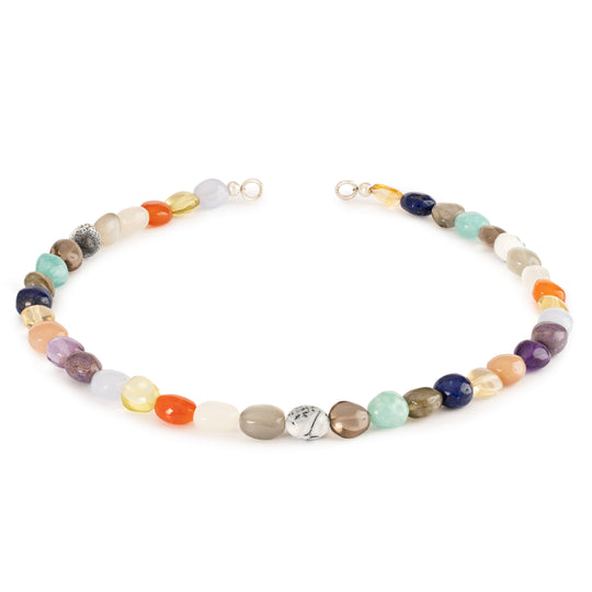 Harmony Gemstone Beaded Necklace