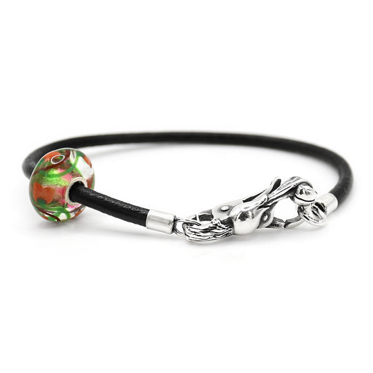 Tulip's Embrace Leather Bracelet