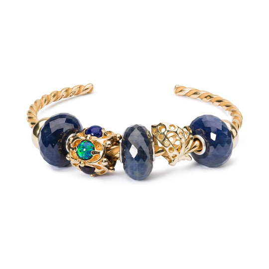 Twisted Gold Plated Bangle - Trollbeads