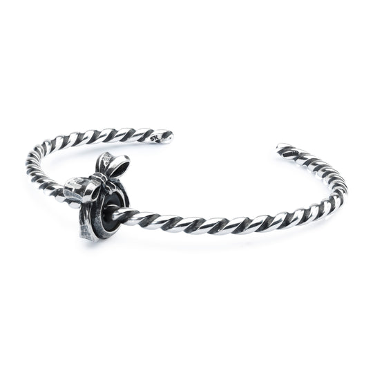 Twisted Silver Bangle by Trollbeads. Bangle.