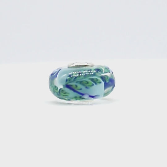 Blue Willow Bead