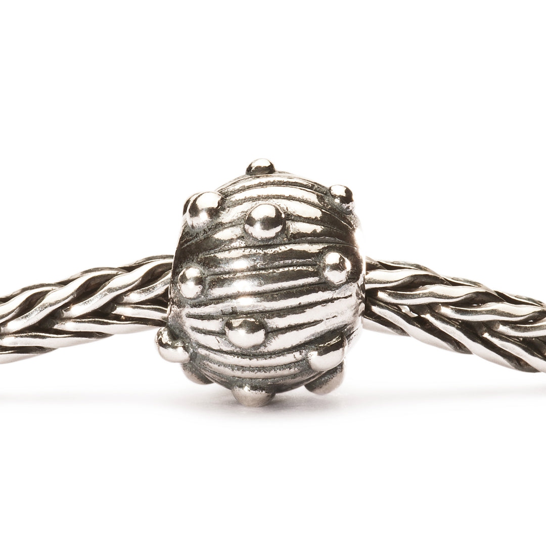 Silver Sea Urchin Bead