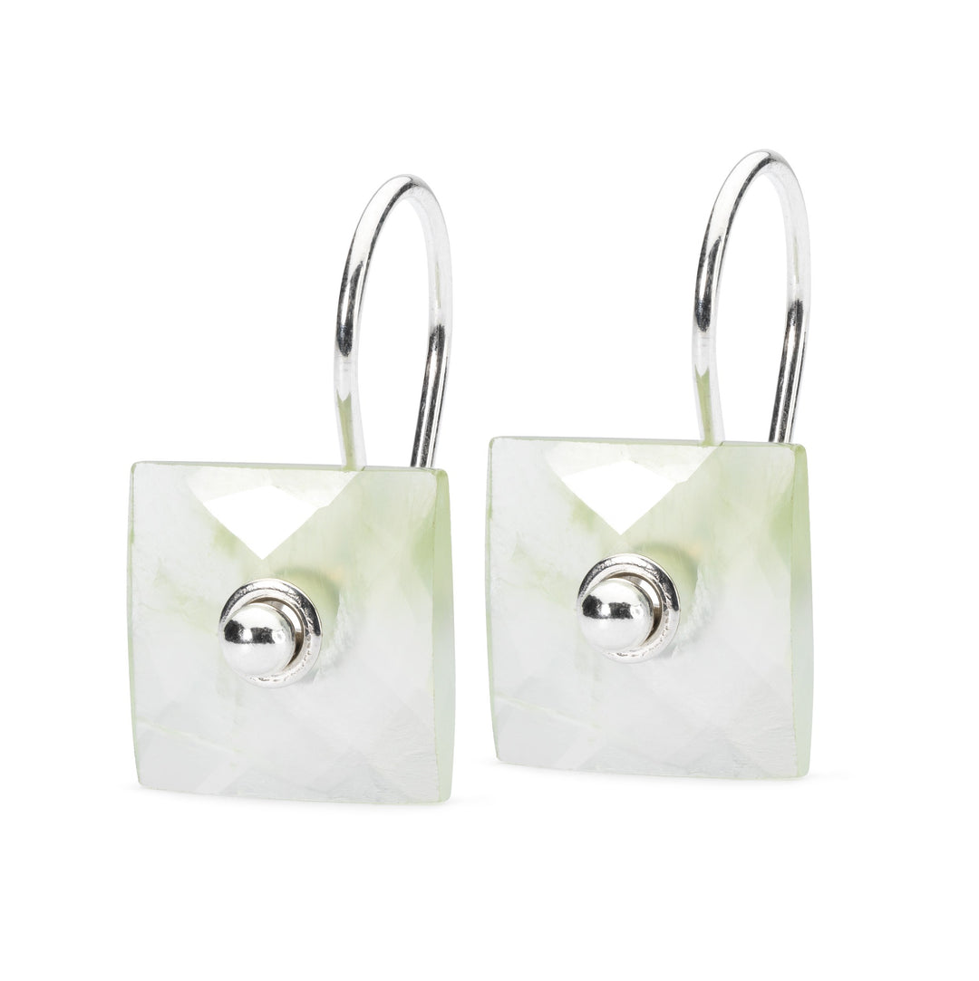 Green Prehnite, Earring Pendants by Trollbeads. Earring Pendant.