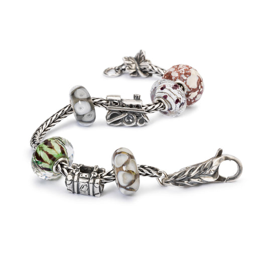 Angel Wing Alunite Bead by Trollbeads. Faceted Beads.