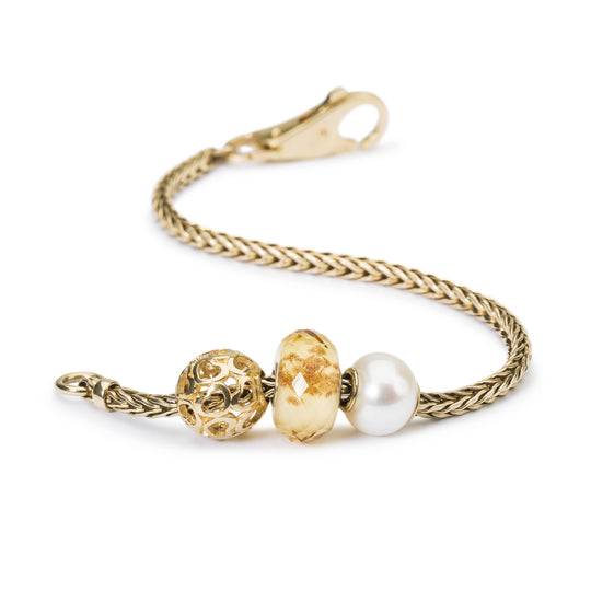 Pearl with Gold by Trollbeads. Classic Beads.