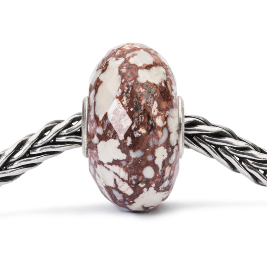 Angel Wing Alunite Bead by Trollbeads. Faceted Beads.