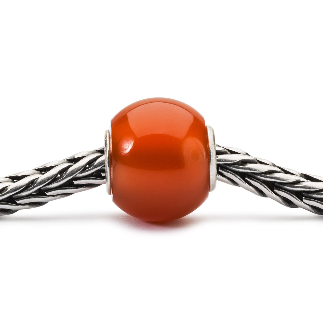 Round Red Onyx by Trollbeads. Classic Beads.