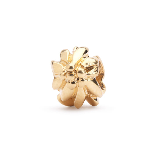 Gold Mountain Flower by Trollbeads. Classic Beads.