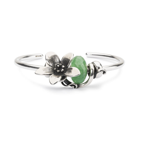 Green Aventurine by Trollbeads. Faceted Beads.