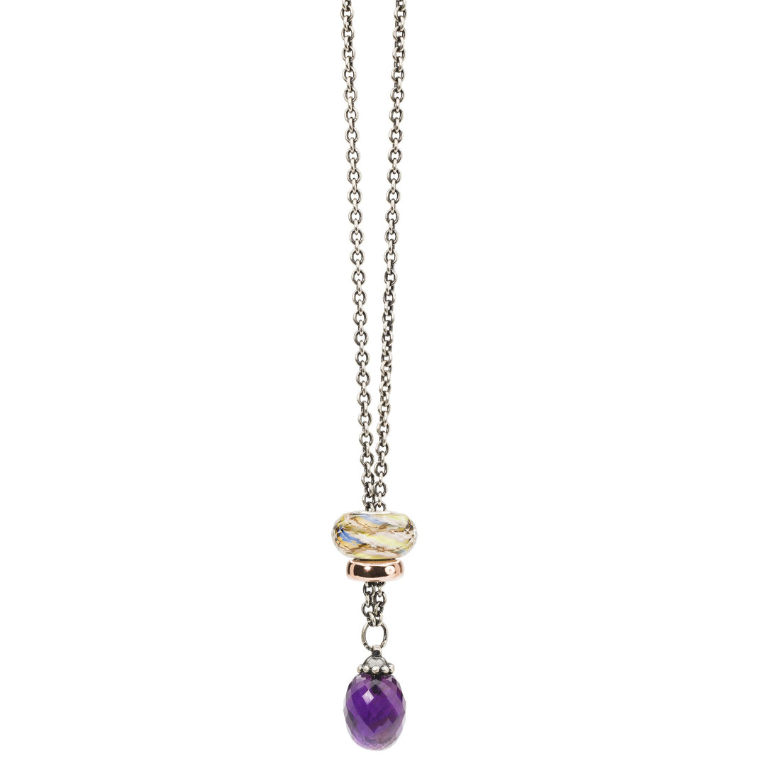 Fantasy Necklace with Amethyst by Trollbeads. Necklace.