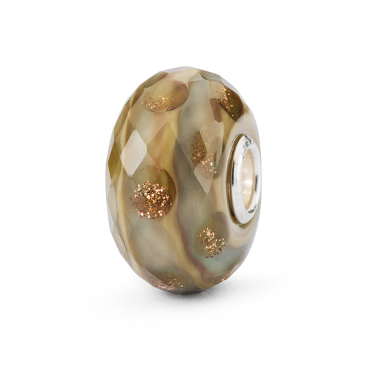 Caramel Desire Bead by Trollbeads. Faceted Beads.