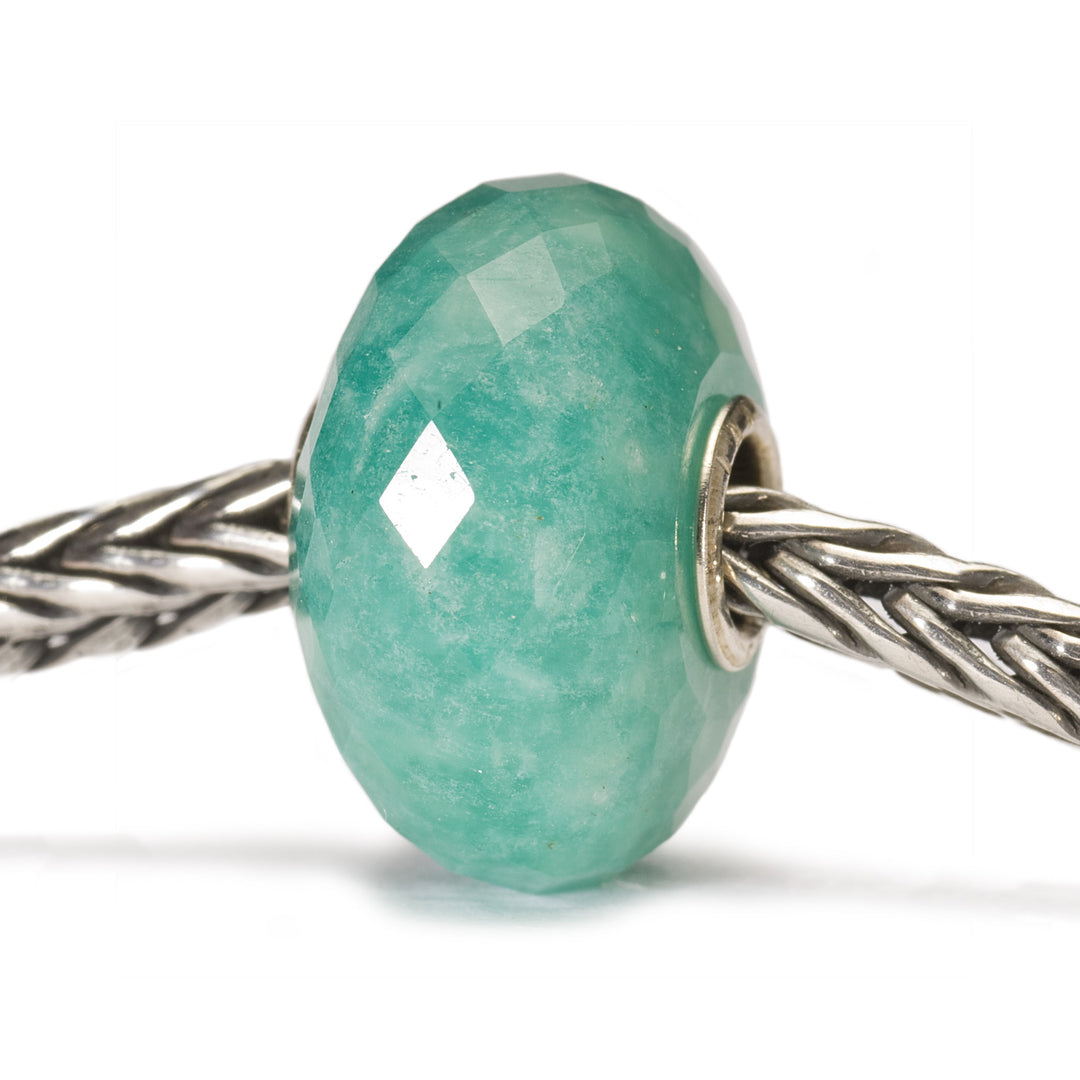 Amazonite by Trollbeads. Faceted Beads.