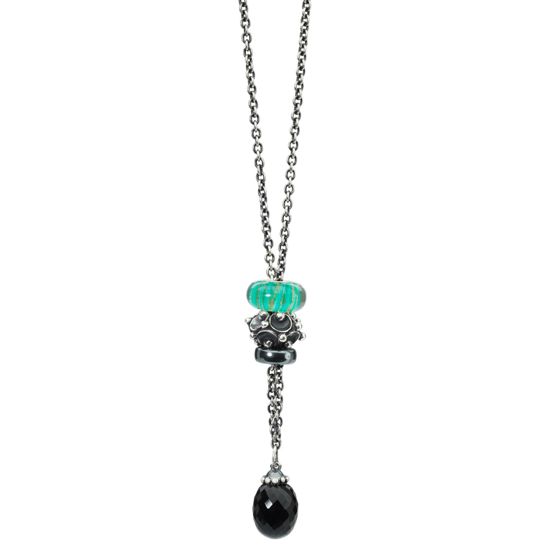 Fantasy Necklace Black Onyx by Trollbeads. Necklace.