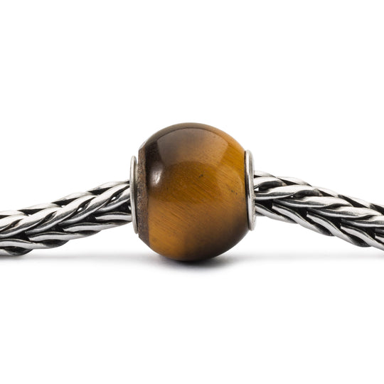 Round Tiger Eye by Trollbeads. Classic Beads.