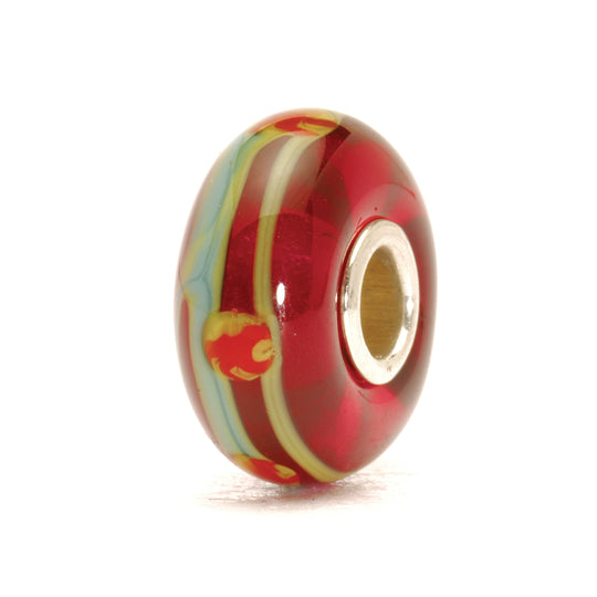 Red China Bead by Trollbeads. Classic Beads.