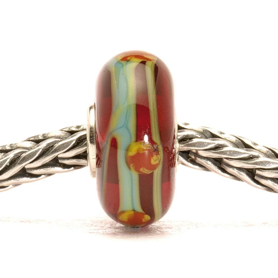 Red China Bead by Trollbeads. Classic Beads.